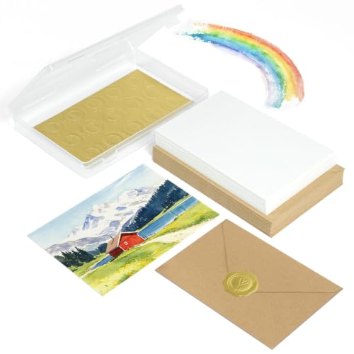 Vienrose Watercolor Cards with Envelopes 30 Pack 5x7 Blank Cards - size: 5"x7" Blank Cards*30