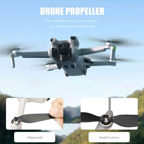 Mini 3 Propellers Replacement Kit, 32pcs Propellers Fit for DJI Mini 3, Low-Noise Drone Flying Quick Release Blades Props Set