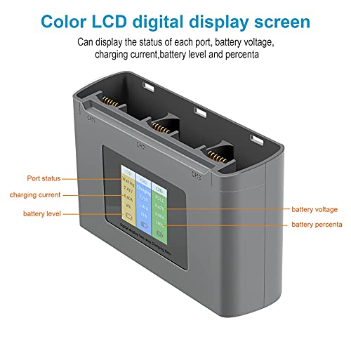LCD Two-Way Battery Charger Hub for DJI Mini 4K,2,2 SE Drone