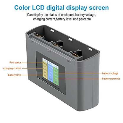 LCD Two-Way Battery Charger Hub for DJI Mini 4K,2,2 SE Drone