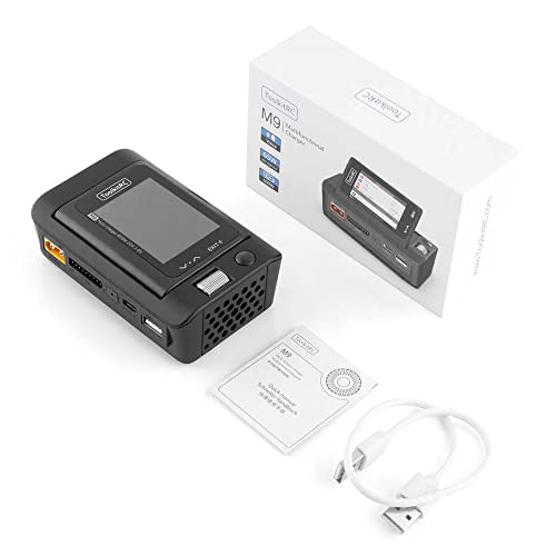 ToolkitRC M9 600W 20A 1-8S Multi-Function DC Smart Balance Charger w/Voice Alerts - 3.2 - Black