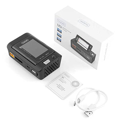 ToolkitRC M9 600W 20A 1-8S Multi-Function DC Smart Balance Charger w/Voice Alerts - 3.2 - Black