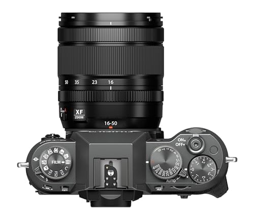Fujifilm X-T50 Mirrorless Digital Camera XF16-50mmF2.8-4.8 R LM WR Lens Kit - Charcoal Silver Bundle with Additional Accessories