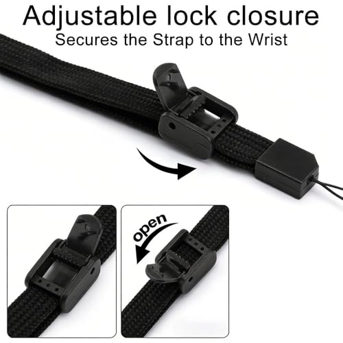 Hand Wrist Strap,6PCS Adjustable Phone Lanyards,Multi Purpose Wristbands with Lock for Wii Remote Wristbands wirh Slider Lock Straps for Wii Remote Controller,MobilePhone,Mp3,Digital Camera