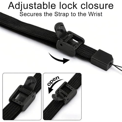 Hand Wrist Strap,6PCS Adjustable Phone Lanyards,Multi Purpose Wristbands with Lock for Wii Remote Wristbands wirh Slider Lock Straps for Wii Remote Controller,MobilePhone,Mp3,Digital Camera