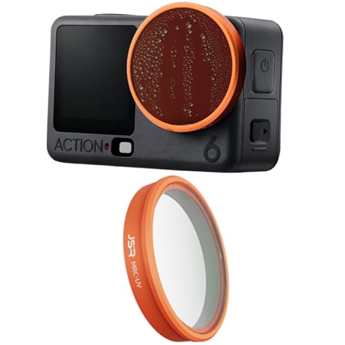 Coyktonty Osmo Action 6 Filter,Lens Filter Set for DJI Osmo Action 6 Camera,Waterproof, Oil-Resistant, Easy to Install (UV) - color: UV