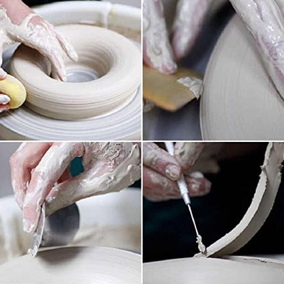 ReArt Natural Air-Dry Clay, for Sculpting, Wheel Throwing, Hand Building, All-Purpose Modeling Clay 10lbs for Sculpting (Gray 10LBs) - color: Gray 10LBs