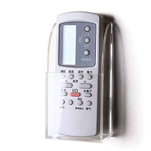 Remote Control Holder Organizer Wall Mount Acrylic Tidy for Air Conditioner, TV Box, Stereo, 1 Slot - style: 1 Compartment