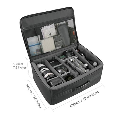VANGUARD Divider Bag 46 Customizable Insert/Protection Bag for DSLR Camera, Lenses, Accessories, 26 Liter Capacity - size: DIVIDER BAG 46