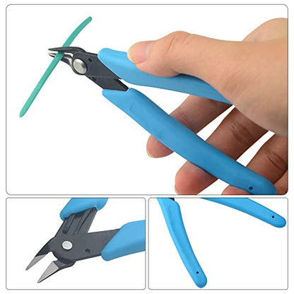 Professional 8 PCS Model Tools Kit Modeler Basic Tools Craft Set Hobby Building Tools Kit for Gundam Car Model Building Repairing and Fixing(A) (Pack of 2) - size: Small (Pack of 2)
