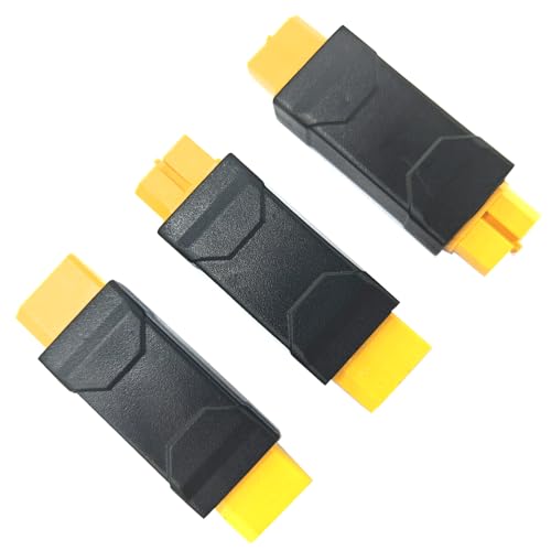 XT60 Connector no Wire Adapter,XT60 Connector Adapter for RC FPV Car Plane Drone LiPo Battery etc XT60 Port Conversion