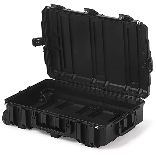 Seahorse 1231 Heavy Duty Hard Protective Equipment Crate - TSA Approved/Mil Spec / IP67 Waterproof/USA Made for Telescopes, Drones, Gimbal, Camera, VR, Laptops, Monitors, Consoles