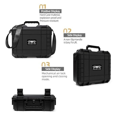 Mini 5 Pro Hard Carrying Case, Portable Travel Storage Case for DJI Mini 5 Pro Accessories for RC 2/RC-N3 Controller