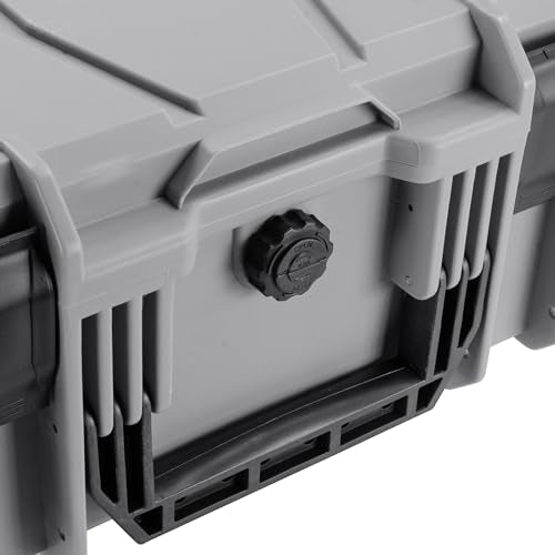 Eylar 18" Intact Series Hard Camera Case, Lightweight and Durable Stacker Design with Foam (Gray) - color: Gray