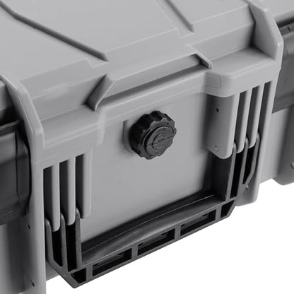 Eylar 18" Intact Series Hard Camera Case, Lightweight and Durable Stacker Design with Foam (Gray) - color: Gray