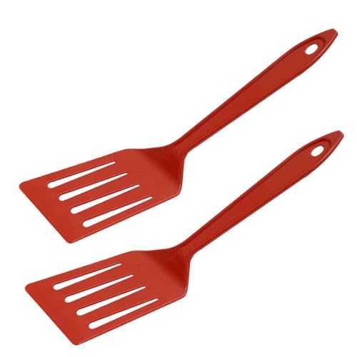 Hutzler Lopol Spatula Nylon Turner, 11", Dark Red, 2 Pack - color: Dark Red