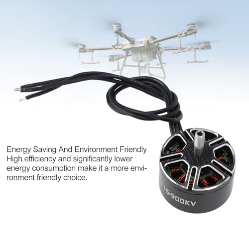 3115 900KV Brushless Motor, 2-6S RC Motor for FPV Racing Drone with Fast Rotation Speed for 9/10/11 Inch RC FPV Drones, Accurately Control The Quadcopter Speed and Position