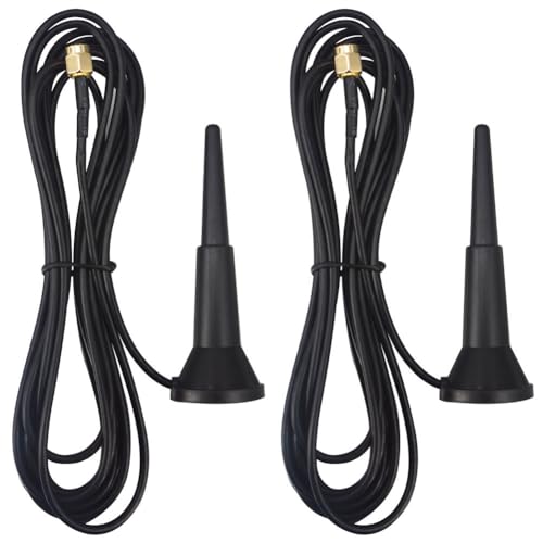 Dual Band WiFi Antenna 2.4GHz 5GHz 5.8GHz with Magnetic Base 3dBi