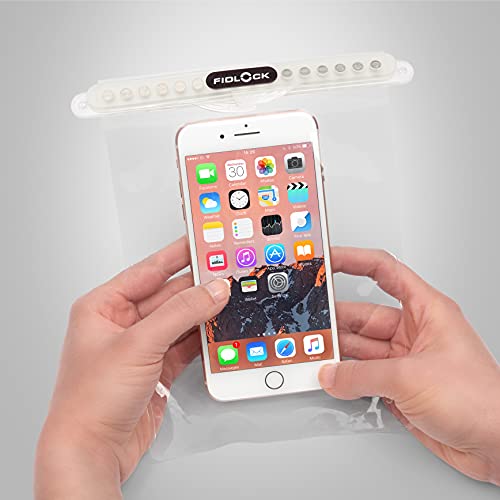 FIDLOCK Hermetic Dry Bag Flexible Magnetic Bag, Multi, Transparent White - color: Transparent White, size: Multi