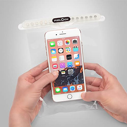 FIDLOCK Hermetic Dry Bag Flexible Magnetic Bag, Multi, Transparent White - color: Transparent White, size: Multi
