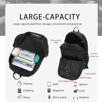 HEAD 30L Drone String Backpack,Large Laptop Backpack Fits 15.6" Laptop - color: Black