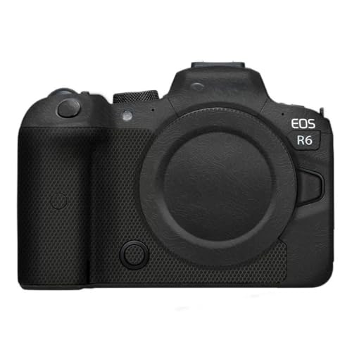Camera R6 Skin for Canon EOS R6 EOSR6 Anti-Scratch Vinyl Wrap Cartoon Film Body Protector Coat Photography Accessories Sticker (Contour Black) - color: Contour Black