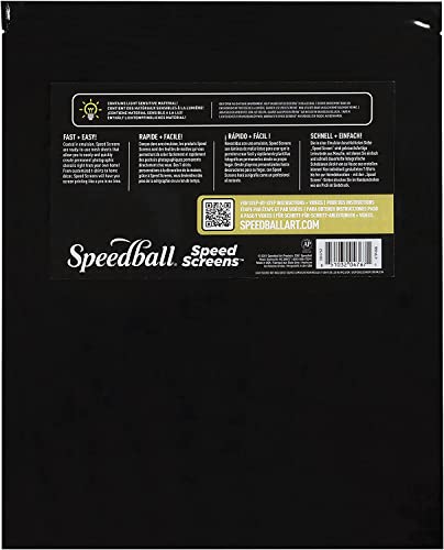 Speedball Speed Screens for T-Shirt Printmaking - size: 12.5x16 (3-Pack)