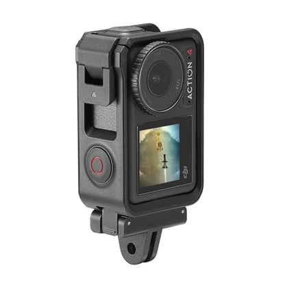 OKFUN 2 PCS Magnetic Quick Release Adapter Mount Base for DJI OSMO Action 5 Pro,Multifunctional Osmo Action 4/3 Magnet Bracket with Dual-Claws Accessories,Attachable Tripod, Selfie,Vlogging