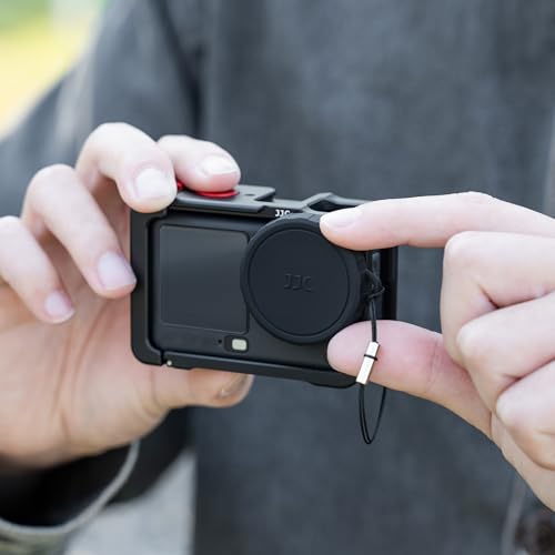 JJC Action 6 Rubber Lens Cap for DJI Osmo Action 6,Thicken Shockproof Cover - color: Silicon Lens Cap