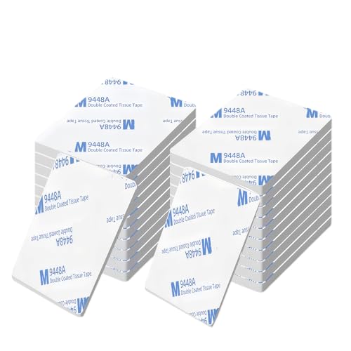 Double Sided Adhesive Pads,Heavy Duty Mounting Tape,Super-Sticky White Strong Pads,Rectangle Shape 36 Pcs 2 Sided Sticky Waterproof Tape,Removable Double-Sided Foam for Hanging Walls - color: Pack of 36 Rectangles