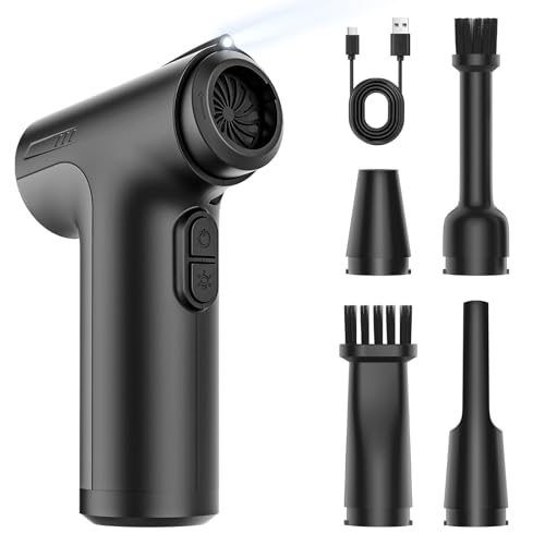 CLEANGOR 130000RPM Compressed Air Duster, 7500mAh Super Power Air Duster