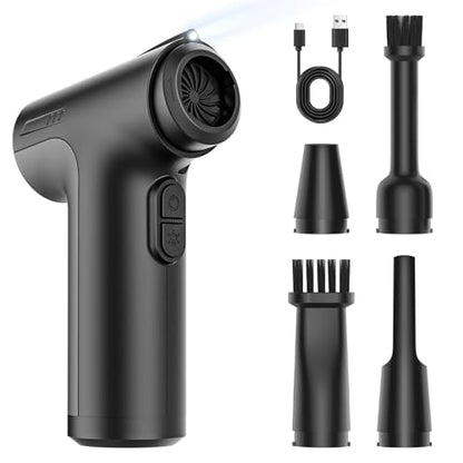CLEANGOR 130000RPM Compressed Air Duster, 7500mAh Super Power Air Duster