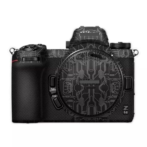 Anti-Scratch Camera Skin Wrap Z6 II Sticker Coat Vinly Protective Film Body Protector Decals Cover for for Nikon Z6II Z7II Z7 II (Circuit Titanium) - color: Circuit Titanium