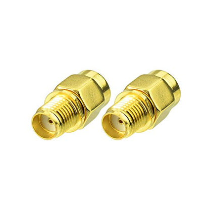 Bingfu RP-SMA Male to SMA Female Antenna Connector Adapter (2-Pack)