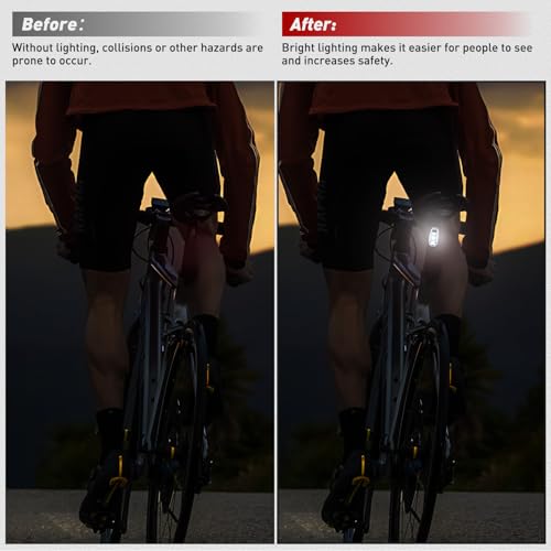 Nilight LED Safety Light 4PCS White Marine Navigation Bike Tail Lights - color: 3LED Safety Light-White