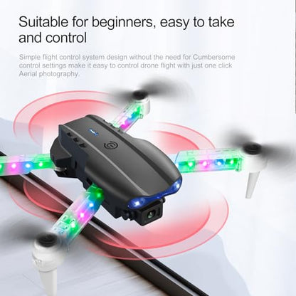 ikaufen E99 Drone Single camera,No Screen Control Camera for Adults RC Drone With 480P Dual Camera WiFi FPV Foldable Quadcopter Aircraft +1 Battery (E99 No Screen Control Black) - size: E99 Single Camera Black
