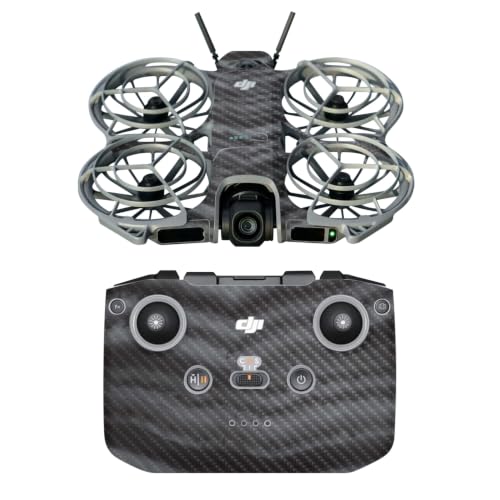 Carbon Fiber Drone Skin Compatible with DJI Neo 2 - Smoky Quartz - Premium 3M Vinyl Protective Wrap Decal Cover - Easy to Apply | Crafted in the USA by MightySkins - color: Smoky Quartz, size: DJI Neo 2, style: Textured Carbon Fiber Finish