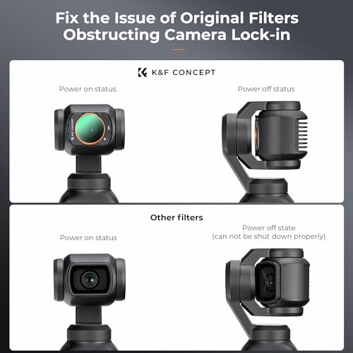 K&F CONCEPT Magnetic CPL Filters Compatible with Osmo Pocket 4/3 - style: CPL
