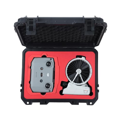 Travel Hard Case for DJI Flip, Fly More Combo | Holds Up to 7 Batteries, Fits Drone, DJI RC 2 / RC-N3 Remote Controller, Charging Hub & Accessories | IP67 Waterproof, Shockproof, Dustproof