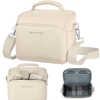 K&F CONCEPT Camera Sling Bag Small Crossbody Case - color: 03-Beige