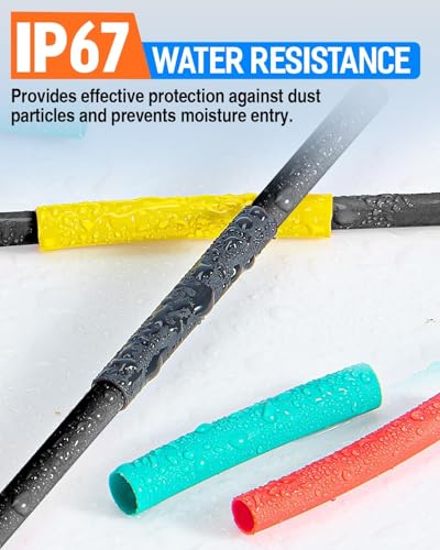 210 Pcs Heat Shrink Tubing Kit, 3:1 Adhesive Lined Wire Shrink Wrap Tubing