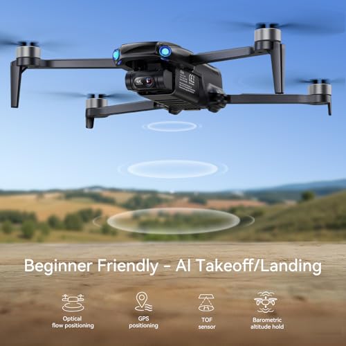 Ruko U11MINI 4K GPS Drone with Camera for Adults (96-Min Flight) - color: Classic Black