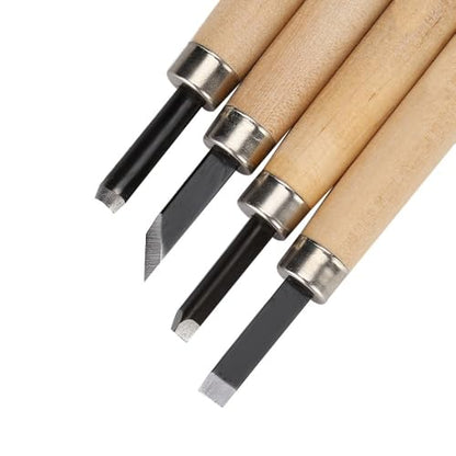 4-Piece Wood Carving Knife Set for Rubber Stamps, #1 - size: #3