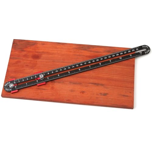 300mm Woodworking Compass Tool, Large Compass Woodworking Scribing Circle, Carpenter Compass Ruler Marking Gauge Circle Marking Tool for Engineer Carpenter (Black) - style: Black - 300mm