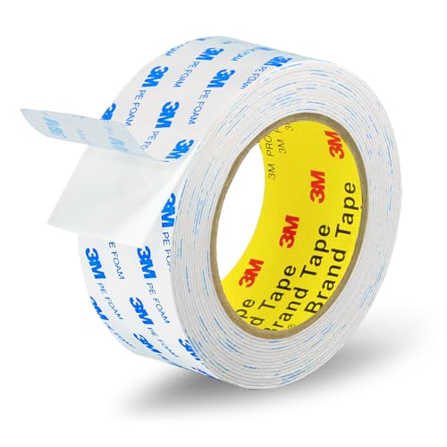 3M Double Sided Tape 2"×16.5ft, Heavy Duty Mounting Tape - size: 2in×16.5ft