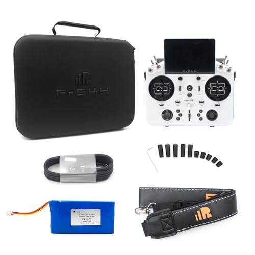 FrSky Tandem X20R Dual-Band 2.4G/900M Transmitter – Long-Range RF Link with Telemetry TD-ISRM Module 24CH Touchscreen ETHOS System for RC Fixed-Wing and FPV (Slate Gray) - color: Slate Gray