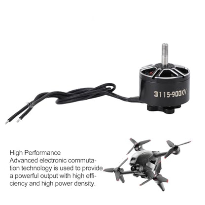 3115 900KV Brushless Motor, 2-6S RC Motor for FPV Racing Drone with Fast Rotation Speed for 9/10/11 Inch RC FPV Drones, Accurately Control The Quadcopter Speed and Position