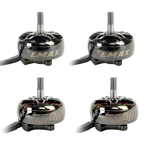 ECO II 2807 Brushless Motor 1300KV 3-6S RC Motor for RC FPV Racing Multicopter RC Drone Quadcopter Spare Parts RC Parts, rc Plane Motor Drone Motor 4PCS
