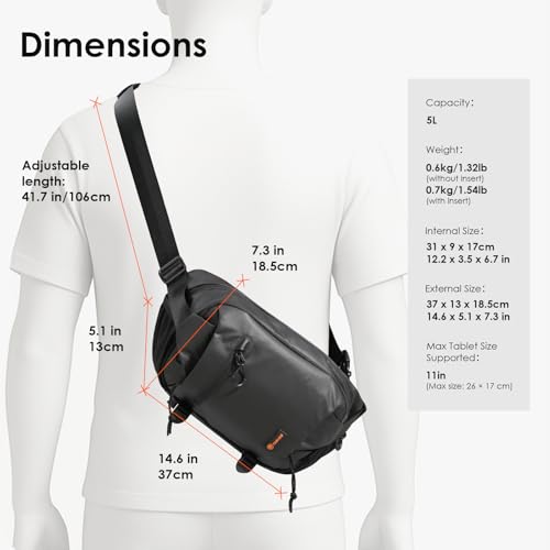 TARION Urban Camera Shoulder Sling Bag Compact 5.5L XProber - size: XProber (5.5 Liters)