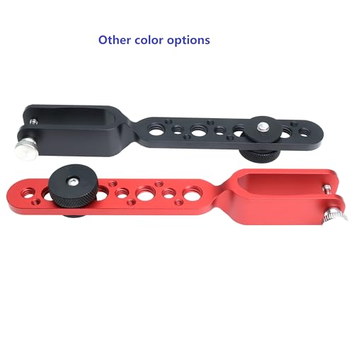 Ronin 2 Image Transmission Bracket, Tilt Axis Cage Arm Extension Stand Bracket Mount for DJI Teradek Bolt Bond Vaxis Video Transmission Transmitter Receiver, RED - color: Red